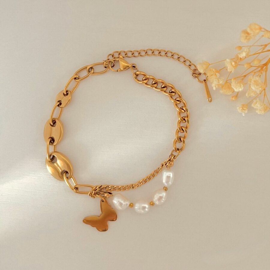 ANA Bracelet - Natural Pearl Bracelet