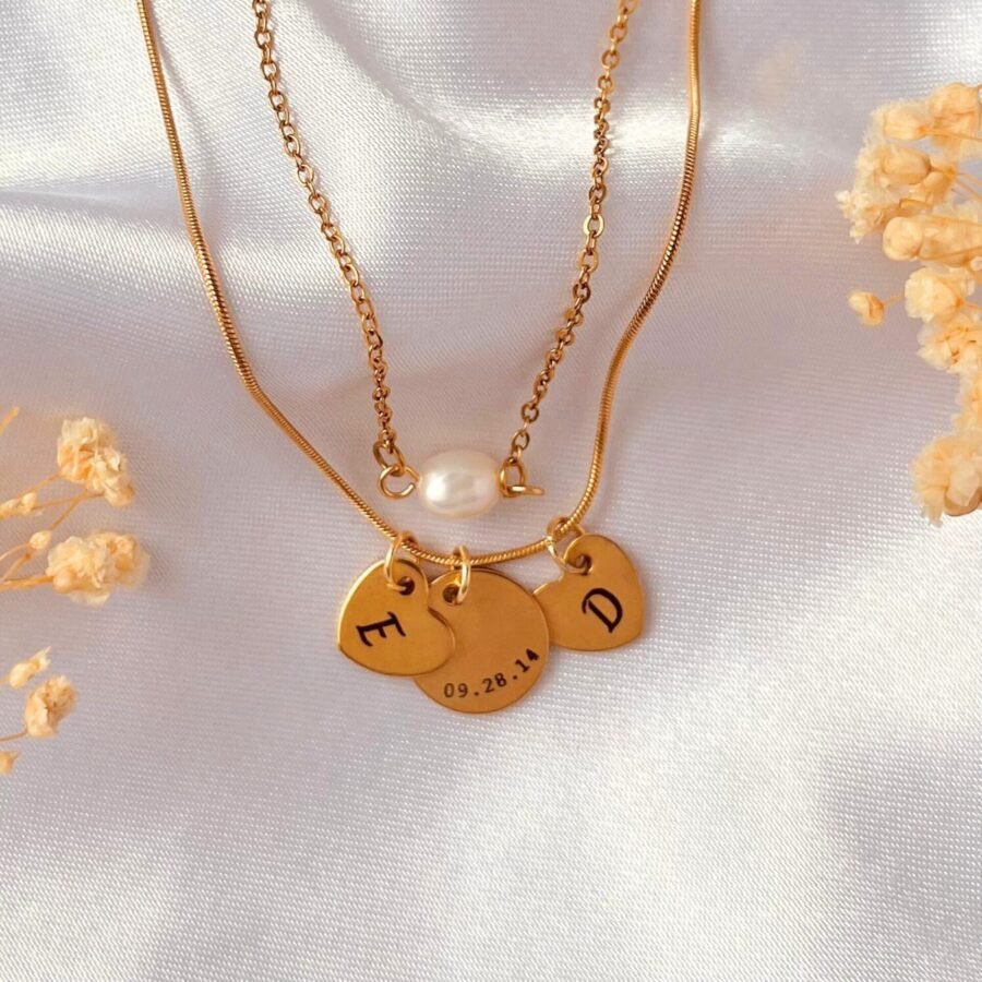 EMILY Love Personalized Necklace Set